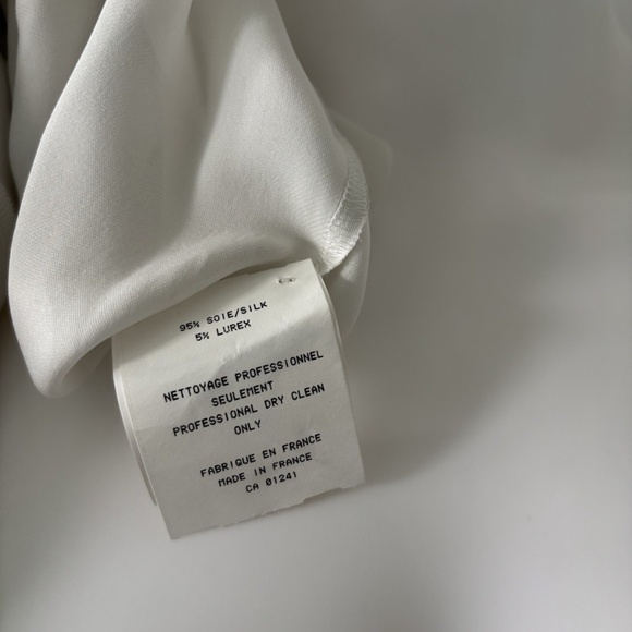 Sharon Wauchob Silk - Lurex Dress Belted NEW Sz 34 Women's Made in France❤️ - Picture 10 of 12